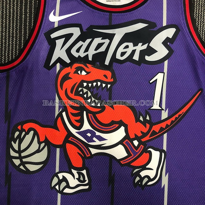 Maillot Tornto Raptors Tracy McGrady NO 1 Classic Edition Volet